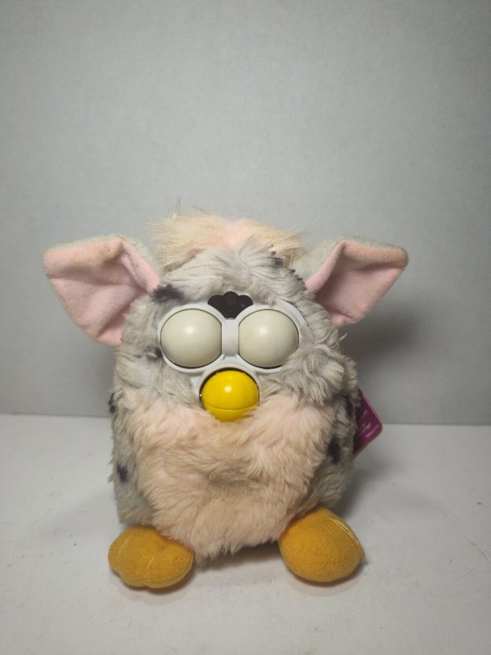 Original 1998 Leopard Furby Tiger Electronics Working Tested Tag Attached